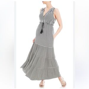 Max Studio‎ London   Striped Maxi Dress- NWT. Retail 158